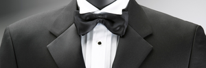 Young man in Tuxedo purchased online from Formalwear Outlet