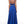 Alyce Paris 1731 Royal Blue Luminous Satin A-Line Dress with Slit - Size 00