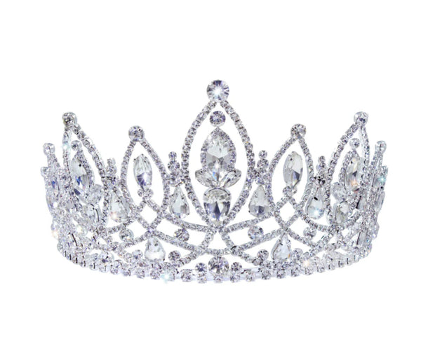 Diamond Dream Crystal Rhinestone 3.25" Silver Tiara