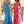 CLARISSE 810508 Off the Shoulder Fitted Dress with Detachable Train - Fuchsia or Ocean Blue