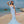 Blush Prom 12110 Powder Blue Sequin Tulle Fit-n-Flare Dress - Size 6