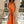 CLARISSE 810627 Neon Orange Sequin Sheath Dress with Slit