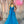 Ava Presley 37369 Ocean Blue Sequin and Tulle A-Line Dress - Size 4