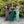 Blush Prom 12149 Lace Embroidered Fit-n-Flare Dress - Emerald, Eggplant or Fern Green