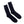 Men's Black Solid Crew Socks