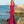 Blush Prom 20533 Magenta Shimmer Stretch Knit Dress with Slit - Size 10