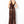 Cameron Blake 220649 Copper V-Neck Ruched Liquid Lame Dress - Size 26W