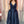 Cecilia Couture 1487 Navy Blue Satin A-Line Dress with Pockets - Size 6