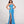 Ellie Wilde 34022 Ocean Blue Sequin One Shoulder Dress