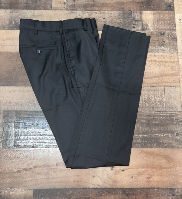 Black Slim-Fit Stretch Pant