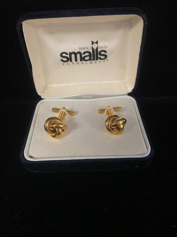 Gold Twist Cufflink