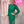 INTRIGUE by Blush Prom 933 Emerald Green Long Sleeve Sequin Dress - Size 4