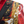 Red / Gold Faces Fashion Coat