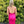 JVN by Jovani 08595 Hot Pink Satin Dress with Train