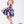 *FINAL SALE* JVN by Jovani 45681 Navy Pink Floral Print Short Cocktail Dress - Size 12