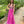 JVN by Jovani 5313 Fuchsia Beaded Sweetheart Chiffon Dress