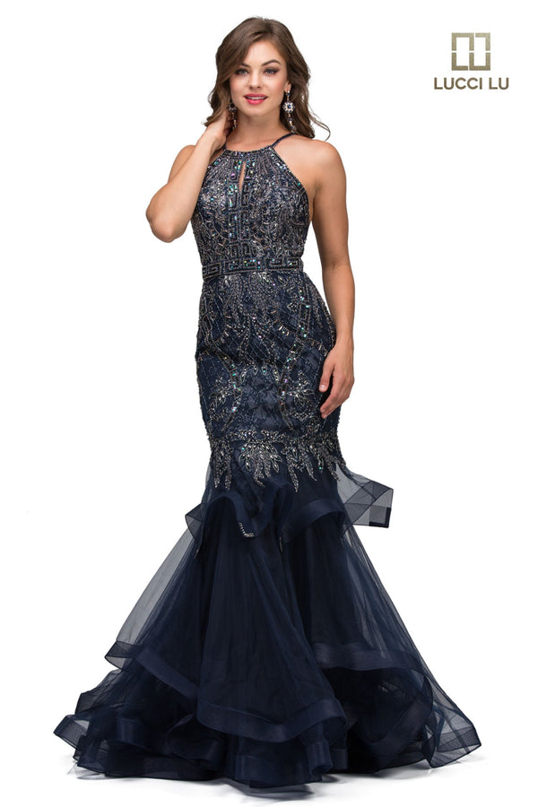 Lucci Lu style 2134 Navy Blue Mermaid