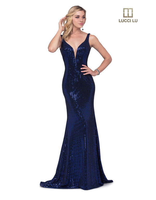 Lucci Lu Style 28056 in Royal Blue no overlay