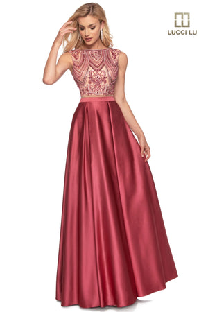 Lucci Lu Style 8246 in Dark Rose