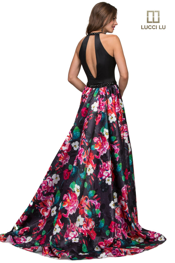 Lucci Lu Style 8250 in Black Floral