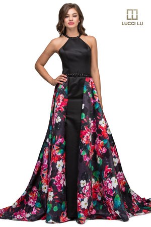 Lucci Lu Style 8250 in Black Floral