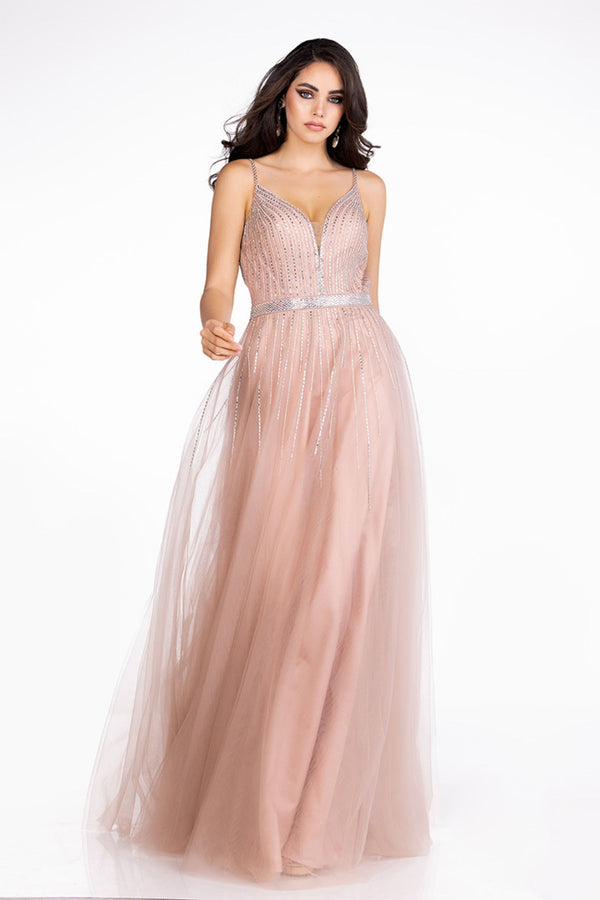 Lucci Lu style 90083 dress in Blush