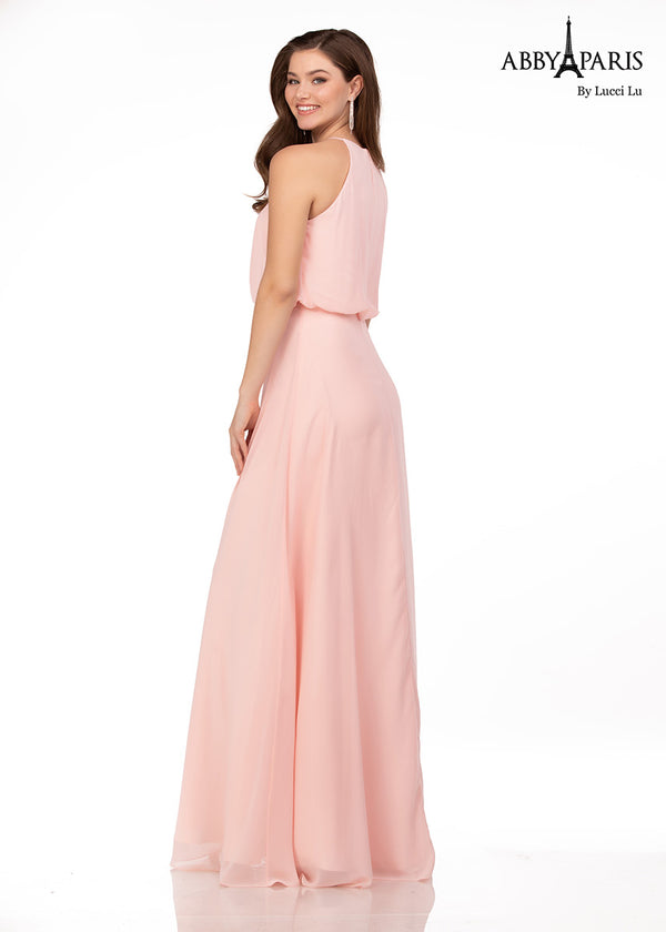 Lucci Lu style 93064 dress in blush back