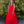 Lucci Lu 981065 Red Scoop Neck Mikado A-Line Dress with Pockets