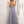 Lucci Lu COUTURE 8027 DUSTY BLUE Embroidered Tulle A-Line Dress - Size 10