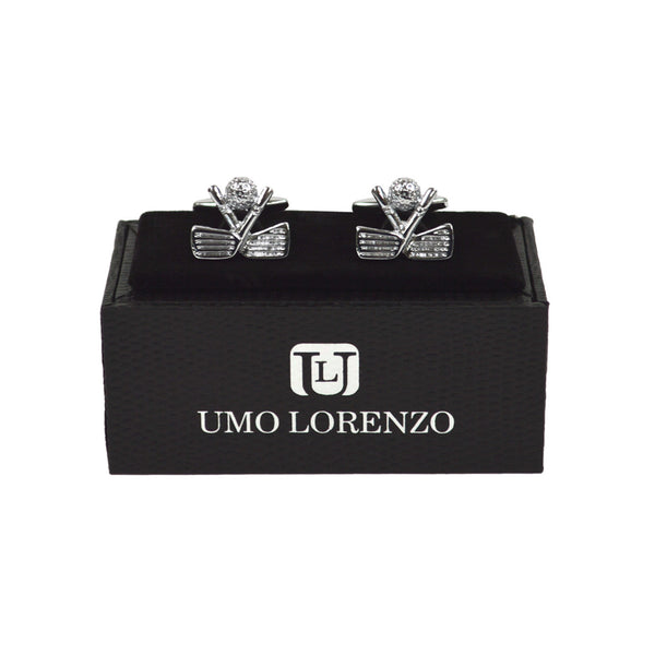 Golf Clubs and Ball Cufflinks in Gift Box available at Formalwear Outlet Hillsborough, NC