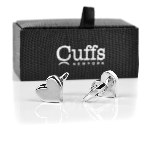 Heart Cufflinks in Gift Box available at Formalwear Outlet Hillsborough, NC