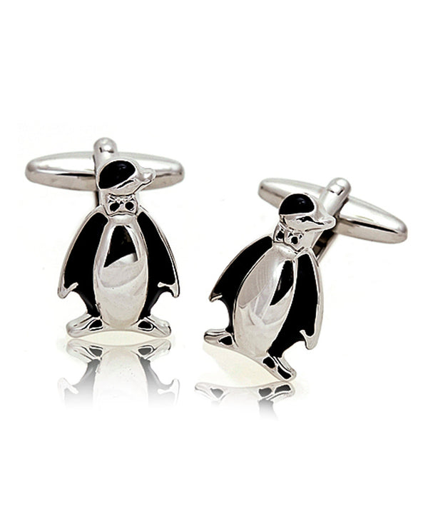 Penguin Cufflinks in Gift Box available at Formalwear Outlet Hillsborough, NC