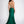 NINA CANACCI 8207 Emerald Green Jeweled Bodice Fitted Dress - Size 12