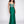 NINA CANACCI 8207 Emerald Green Jeweled Bodice Fitted Dress - Size 12