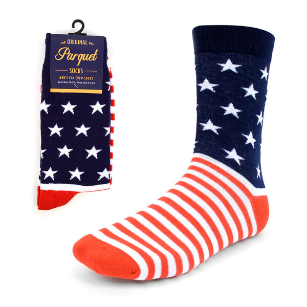 American Flag Novelty Socks