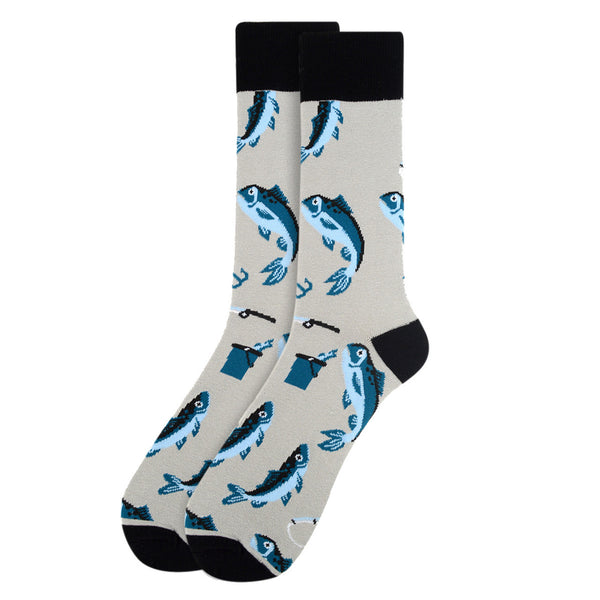 Fishing Novelty Socks available at Formalwear Outlet Hillsborough, NC