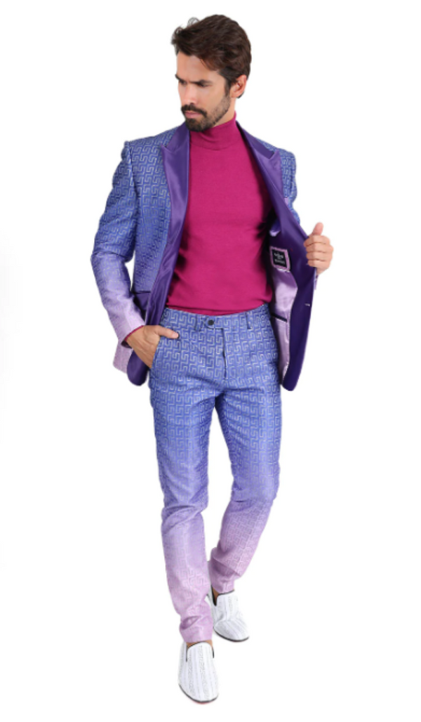 Purple / Lavender Ombre Shimmer Fashion Jacket