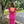 Portia & Scarlet PS1986 Hot Pink Lace and Beaded Applique Mermaid Dress