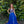 Rachel Allan 7209 Royal Blue Shimmer 2 Piece Dress with Slit