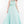 Rachel Allan Curves 7817 Mint Chiffon Dress - Size 22