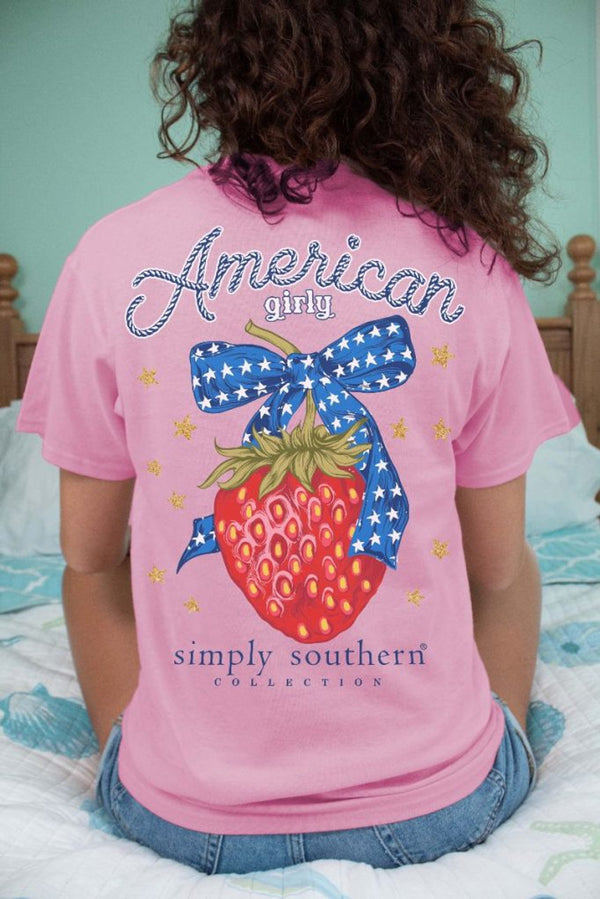 Simply Southern AMERICAN GIRLY TEE