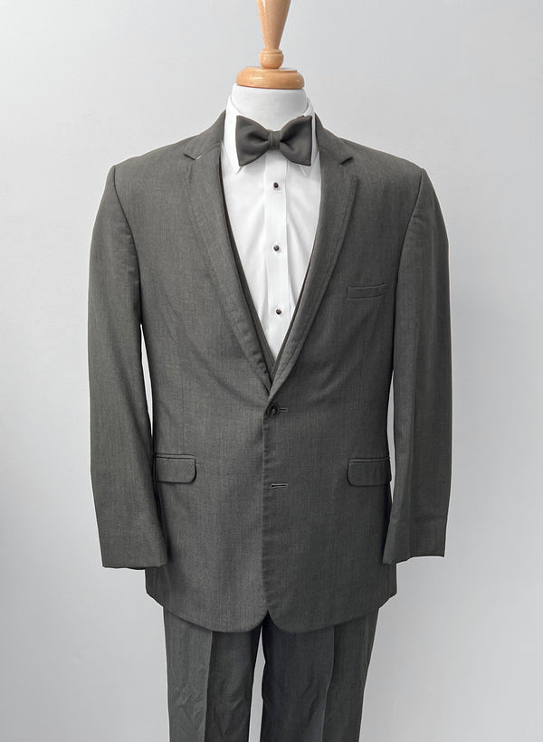 Steel Grey Moda Modern Fit Suit by Jean Yves