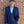 Super Blue Moda Modern Fit Suit by Jean Yves