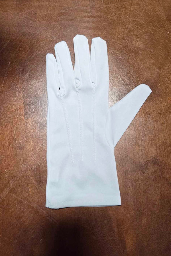 Men's White Gloves