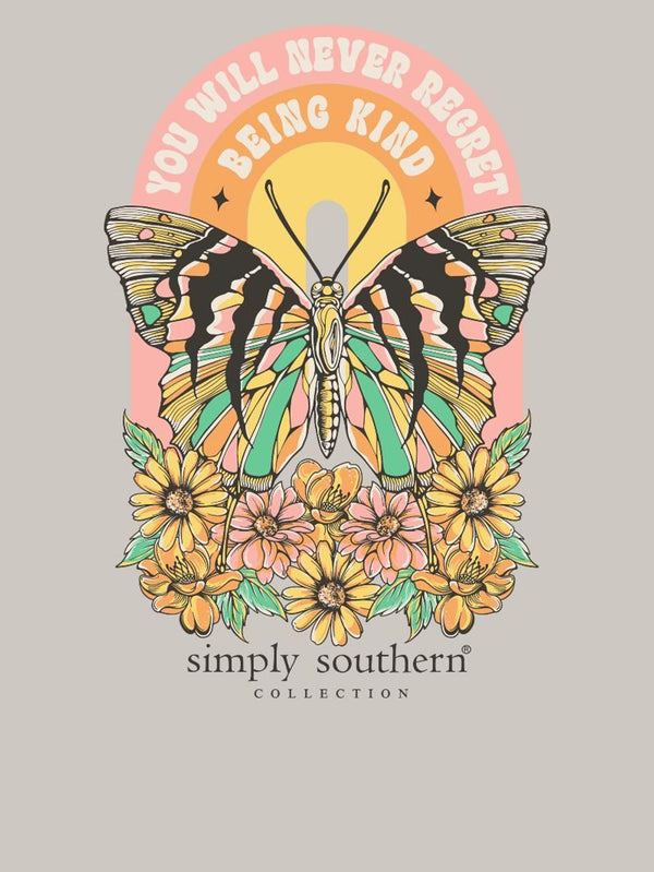 Simply Southern 'KIND' Butterfly Boxy Tee