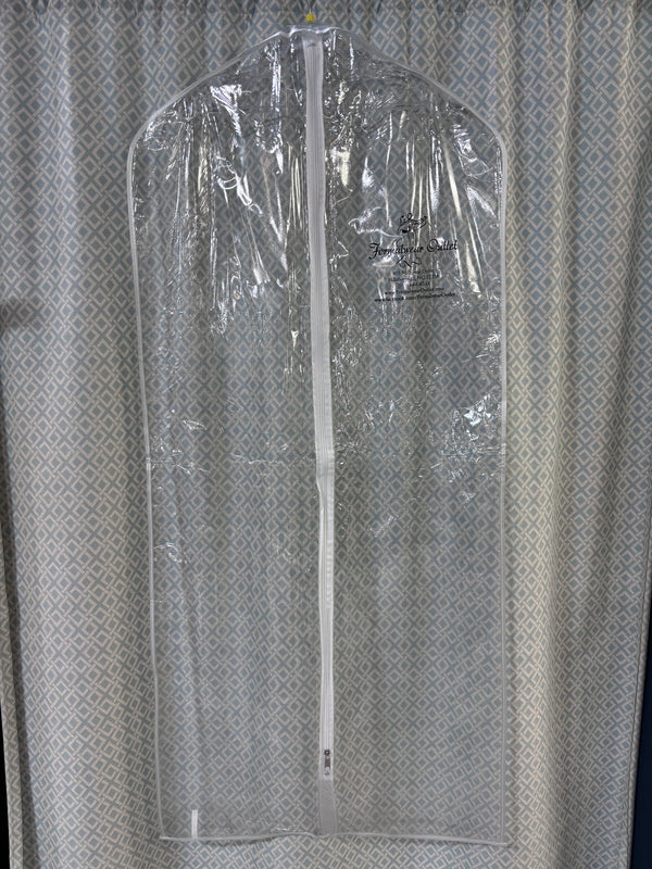 54" Clear Vinyl Garment Bag with Zipper