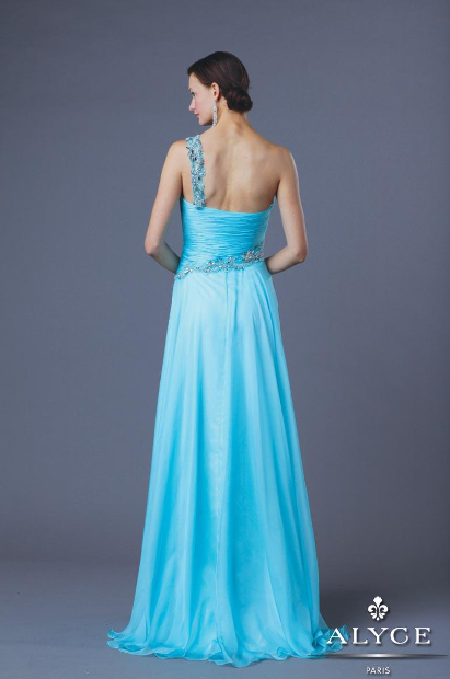 ALYCE Paris 6278 Light Turquoise Beaded Sweetheart A-Line Dress