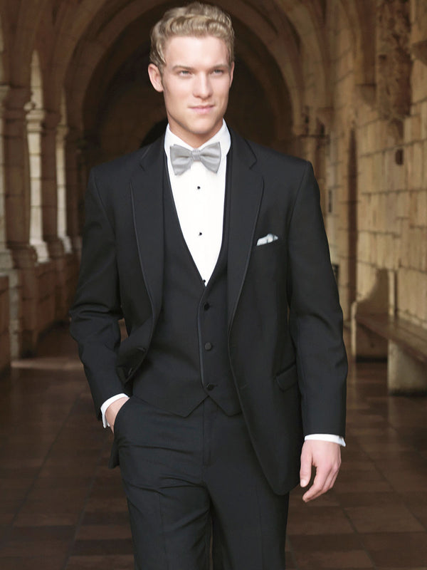 Black Allure Modern Fit Tuxedo by Jean Yves