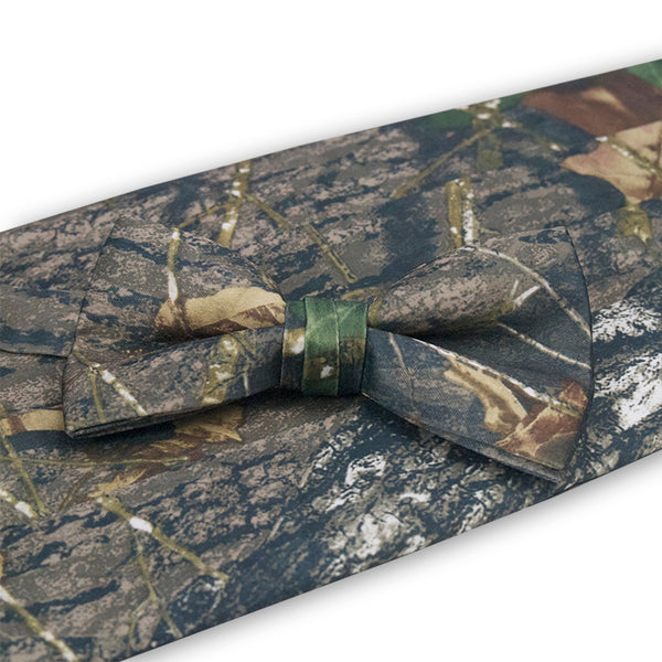 New Camouflage Bow Tie & Cummerbund