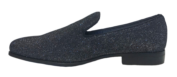 New Charcoal Grey Sparkle Shoes